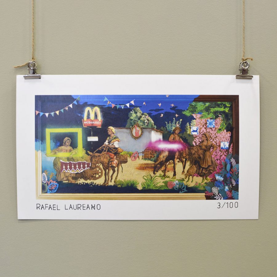 Print Serie Tapices contaminados contaminación lumínica